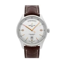 Breitling — Breitling Premier Day & Date Steel Auto 40mm Silver Dial A45340211G1X3 — Watch — resale
