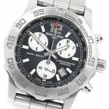 Breitling — Breitling A73387 Colt Chronograph Quartz Date Black/silver Dial SS — Watch — resale