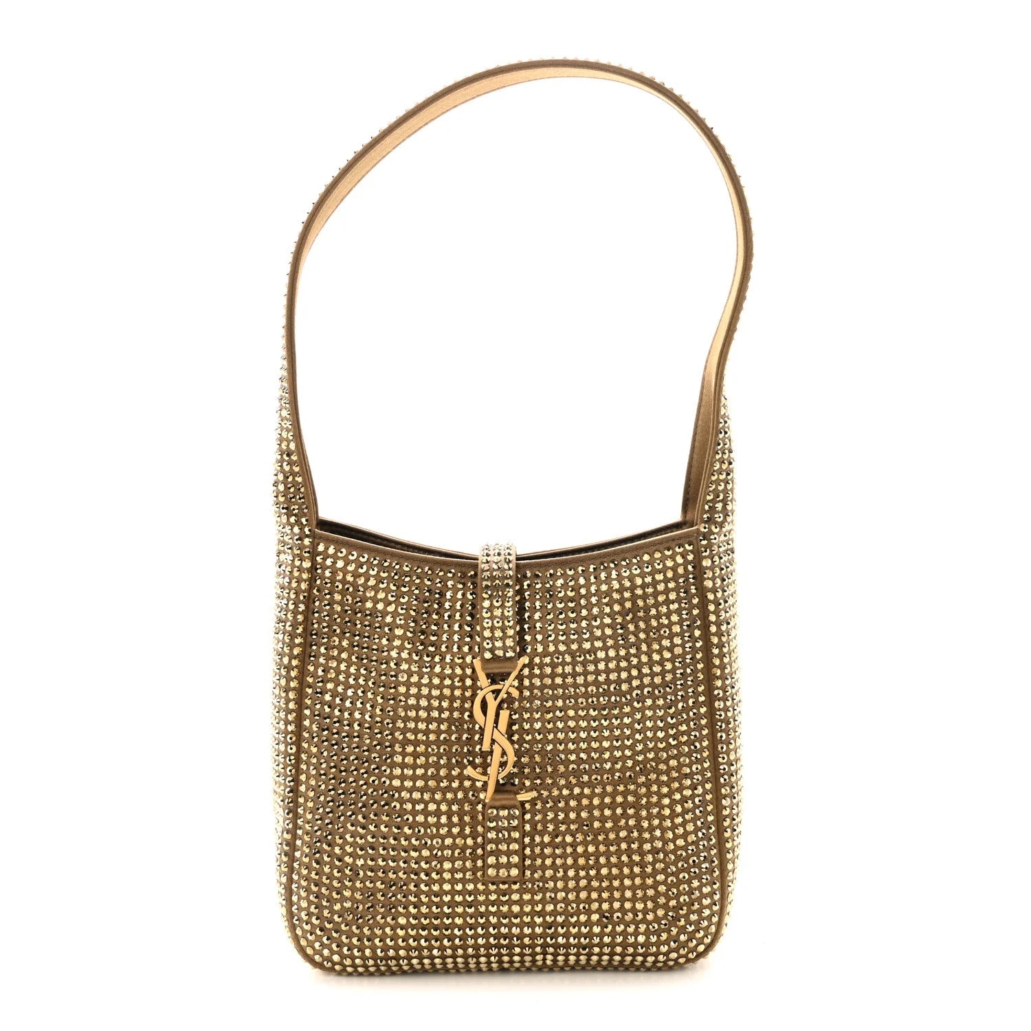 Saint Laurent — Baby le 5 A 7 Supple Hobo Astres — Handbag — resale