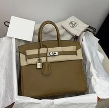 Hermès — Auth Hermès Birkin 25 8U Top Handle Very — Handbag — resale