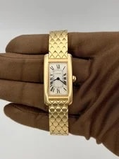 Cartier — 2018 Cartier Tank Américaine 19mm Rose Gold W2620031 — Watch — resale