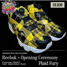 Reebok — 10.0US Reebok Opening Ceremony Plaid Fury Collaboration Limited Edition — Sneaker — resale