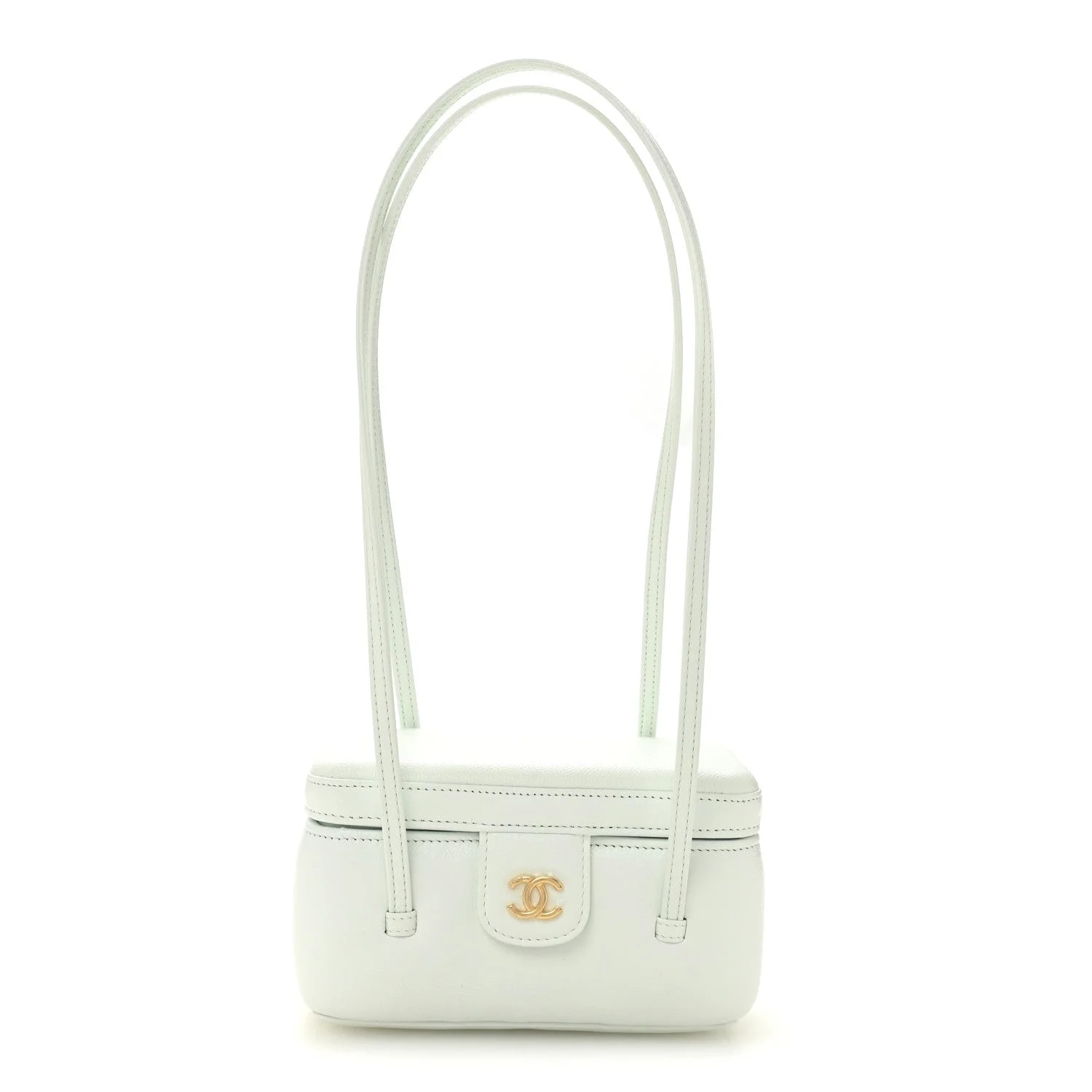 Chanel — Shiny Preppy Coco Long Vanity With Strap — Handbag — resale