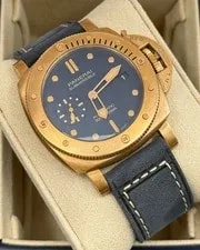 Panerai — Panerai Submersible Bronzo Blu Abisso PAM01074 42mm Blue Dial — Watch — resale