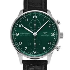 IWC — IWC Portugieser IW371615 41mm Stainless Steel Green #WW3632 — Watch — resale