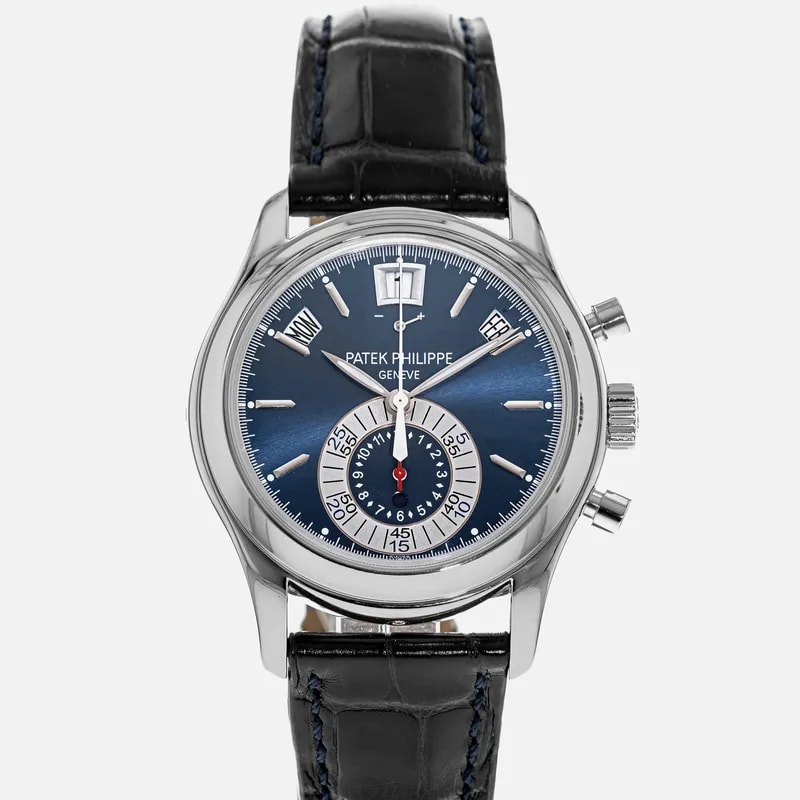 Patek Philippe — Annual Calendar Chronograph 5960P Blue Dial — Watch — resale