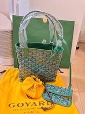 Goyard — Goyard Anjou Reversible Hand Calf Auth New Tag — Handbag — resale
