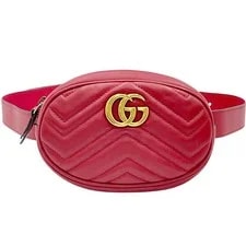 Gucci — Gucci Body 476434 493075 GG Marmont Quilted Waist Re — Handbag — resale
