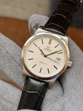 Omega — Omega Geneve Automatic Cal . 1012 Ref 166.0168 Date White Dial ’s — Watch — resale