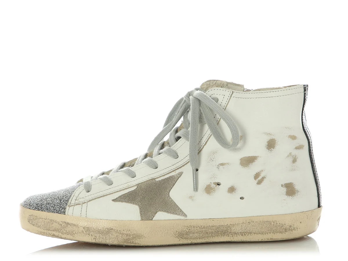 Golden Goose and Swarovski Francy High Top