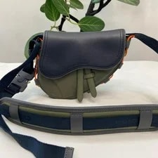 Dior — Dior Sacai Collaboration Saddle Soft - Excellent #10SMTU6 — Handbag — resale