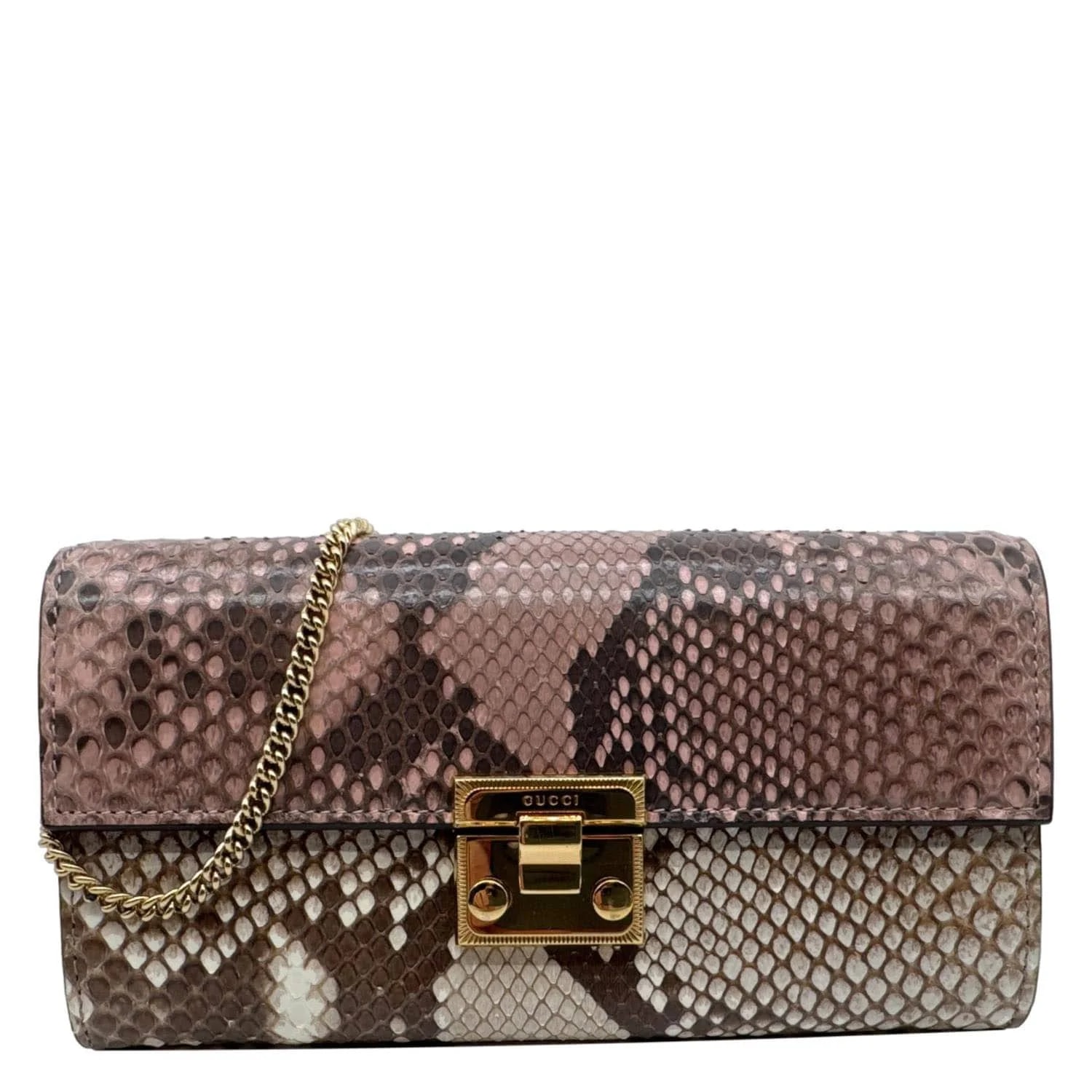 Gucci — Gucci Continental Padlock Wallet on Chain 453506 — Handbag — resale