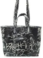 Balenciaga — Balenciaga Barbes Graffiti Medium Shopper 671409 — Handbag — resale