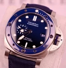 Panerai — Panerai Submersible eSteel Blu Profondo Ref. PAM01289 Case #538 — Watch — resale