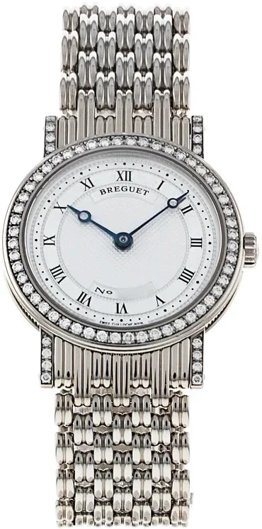 Worldofluxuryus — Breguet Classic 18K White Gold & Diamonds Lady's — Watch — resale