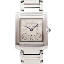Cartier — Cartier Tank Francaise SM WSTA0065 21.1mm Silver Dial Quartz #OTW747 — Watch — resale