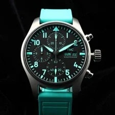 IWC — IWC Pilot Chronograph 41 Blue AMG Petronas IW388108 Ceramic Full Set — Watch — resale