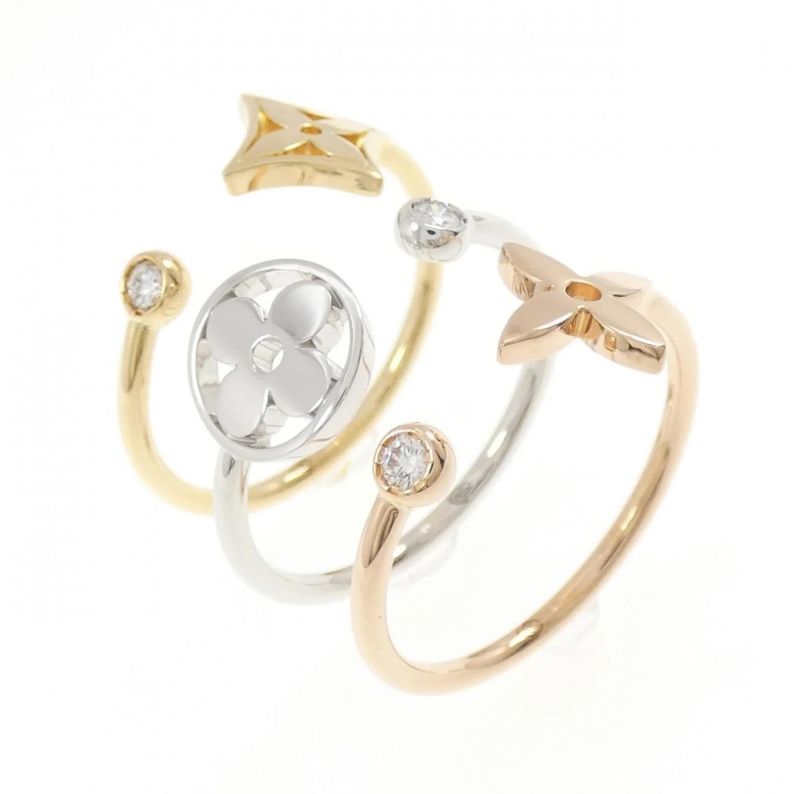 Louis Vuitton — Louis Vuitton 18K Yellow Gold 18K White Gold Band — Jewelry — resale