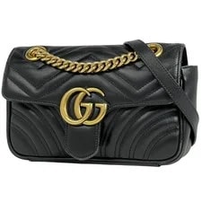 Gucci — Gucci GG Marmont Chain Heart Double GG — Handbag — resale