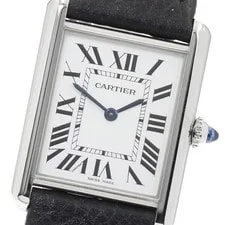 Cartier — Cartier Tank Mast LM WSTA0109 Silver Dial Quartz Watch_961926 — Watch — resale
