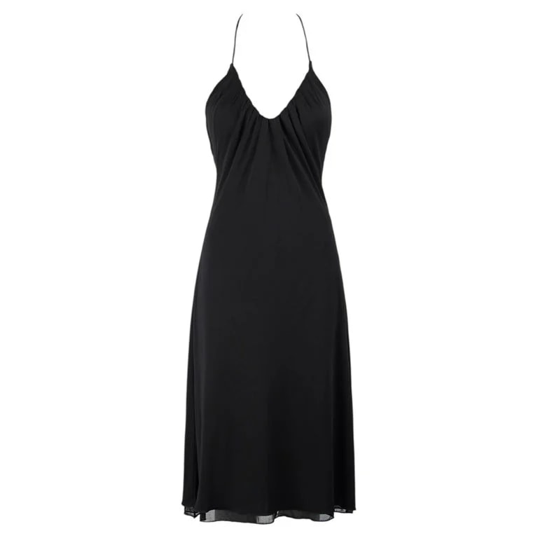 Tom Ford for Gucci — Gucci By Tom Ford Halter Dress With Open Cowl Back IT44 — Clothing — resale