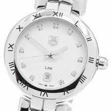 Tag Heuer — TAG Heuer WAT1411.FC6316 Link 11P Diamond Date Quartz Excellent Condition — Watch — resale