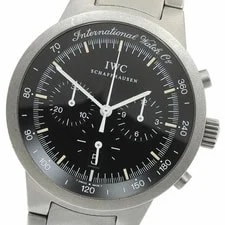 IWC — IWC Schaffhausen IW372701 GST Date Chronograph Quartz Black Titanium — Watch — resale