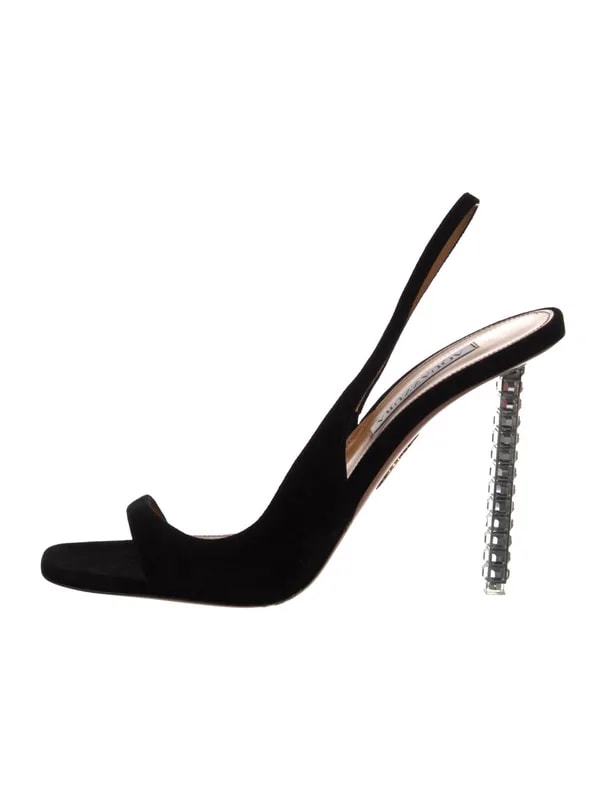 Aquazzura — Embellishments Slingback — Designer Shoe — resale