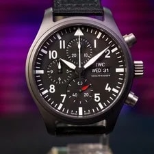 IWC — IWC Pilot "Top Gun" Chronograph Black Ceramic 2022 IW389101 — Watch — resale