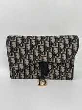 Dior — Authentic Dior Saddle Medium Monogram (Original Chain Missing) — Handbag — resale