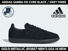 Adidas — New Adidas Samba OG / Three / Metallic JR0887 US4-14 — Sneaker — resale