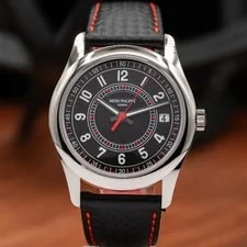 Patek Philippe — Patek Philippe Calatrava 6007G-010 White Gold Carbon Dial 40mm Full Set 2025 NEW — Watch — resale