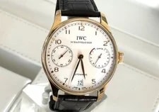 IWC — IWC IW500101 Portuguese Portugieser 7 Day Automatic 42mm -18K Gold-Box/Papers — Watch — resale