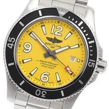 Breitling — Breitling Super Ocean A17367 Date Yellow Dial Automatic Watch_939027 — Watch — resale