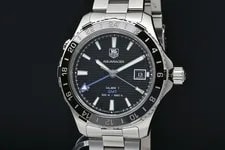 Tag Heuer — TAG Heuer WAK211A.BA0830 Aquaracer 500M Caliber 7 GMT From Japan #054 — Watch — resale