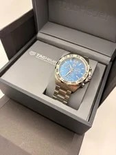 Tag Heuer — TAG Heuer 43mm Formula 1 Chronograph CAZ101K Blue Dial Quartz — Watch — resale