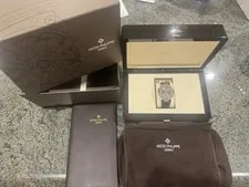 Patek Philippe — Patek Philippe 5711 Nautilus Gray Dial White Gold Leather Band 5711G-001 — Watch — resale