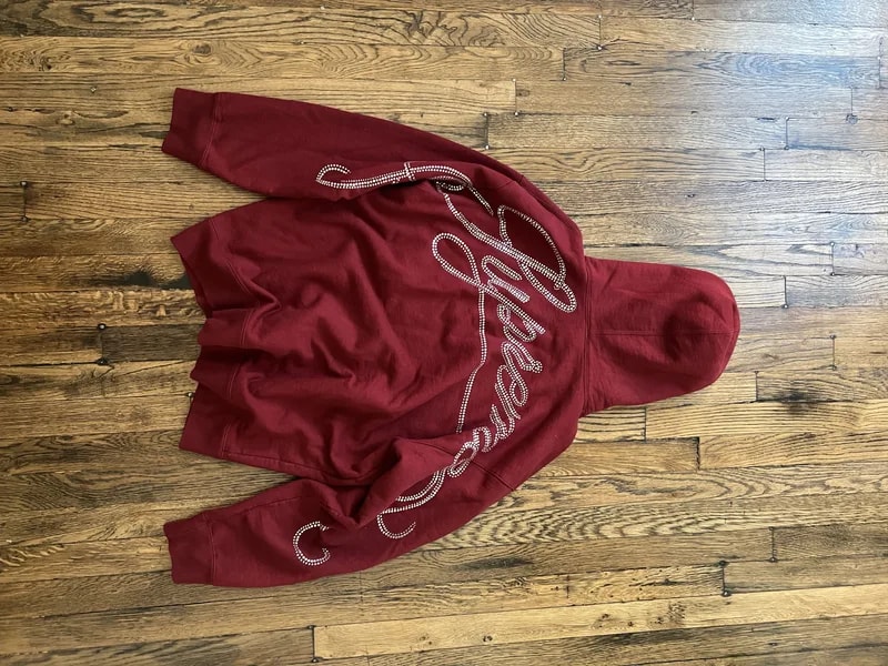 Supreme — Supreme Rhinestone Hoodie — streetwear — resale