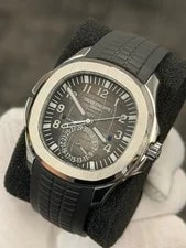 Patek Philippe — 2015 Patek Philippe Aquanaut 5164 Black 5164A Steel Box Papers Service — Watch — resale