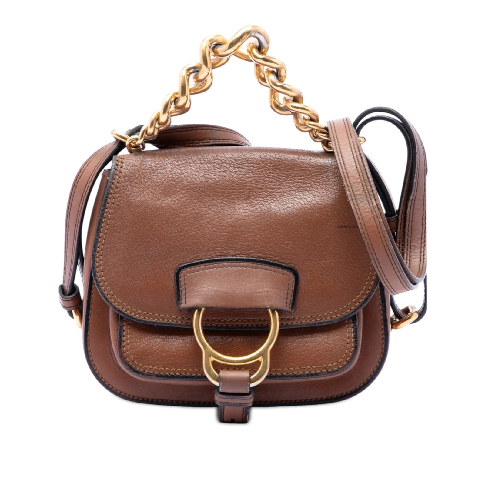 Miu Miu — Mini Madras Dahlia Satchel — Handbag — resale