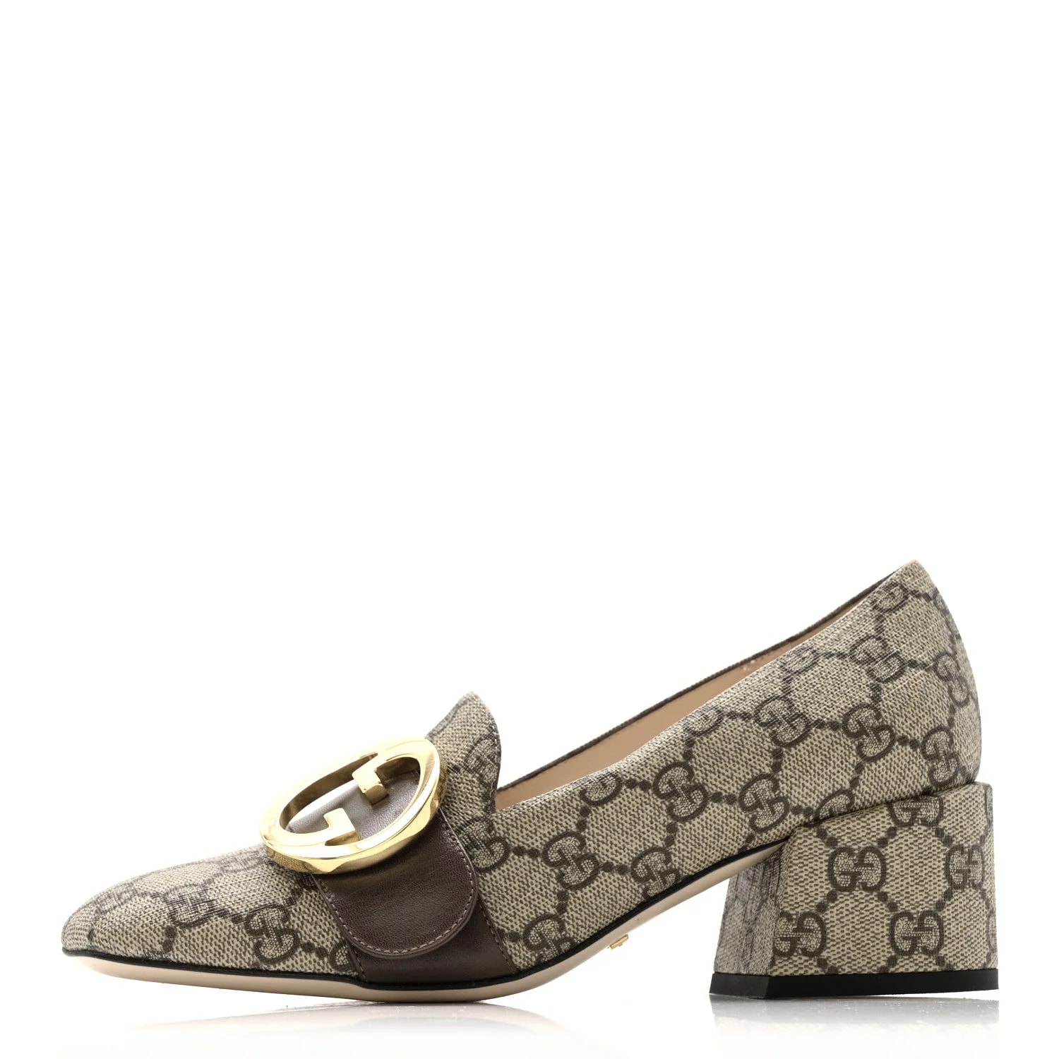Gucci — Malaga Kid Blondie 35.5 New Acero — Designer Shoe — resale