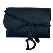 Dior — Christian Dior Saddle Nano Chain Wallet 467556 — Handbag — resale