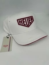 Heuer — Tag/Heuer Merchandise-White and Red Hat New*** With Tags — Watch — resale