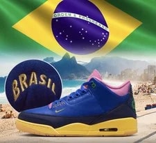 Air Jordan — Air Jordan 3 Retro OG Brazil IV4871-400 Multiple Sizes Available — Sneaker — resale