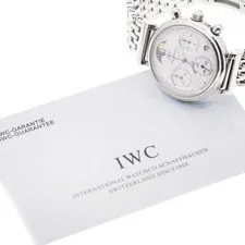IWC — IWC Schaffhausen Davinci IW373606 29mm SS White Dial Quartz Chronograph #C457 — Watch — resale