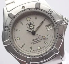 Tag Heuer — TAG Heuer Professional 2000 962.213 34mm Silver Dial Qz — Watch — resale