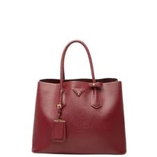 Prada — Prada Triangle Logo Plate Double Medium ... GZl1j9mj — Handbag — resale