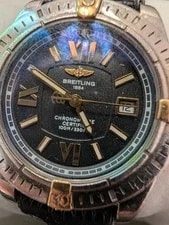 Breitling — Breitling B71356 Cockpit Lady 18k Gold and SS Black Dial No Box Or Manual — Watch — resale