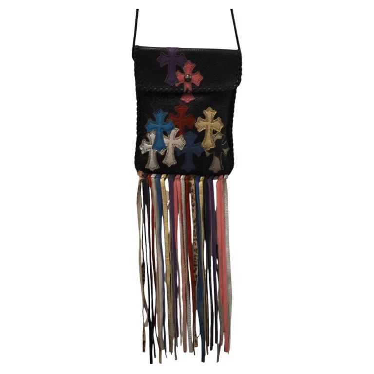 Chrome Hearts — Hearts Fringe-accented Crossbody — Handbag — resale