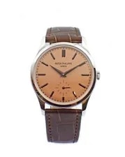 Patek Philippe — Patek Philippe Calatrava 6196P-001 Platinum Salmon Dial Manual Winding — Watch — resale